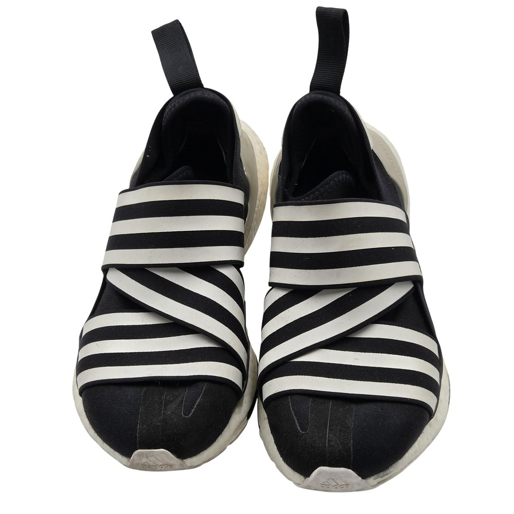 Adidas Y-3 Ultraboost Shoes Mens Size 7 Black White Striped Slip-On GX1079